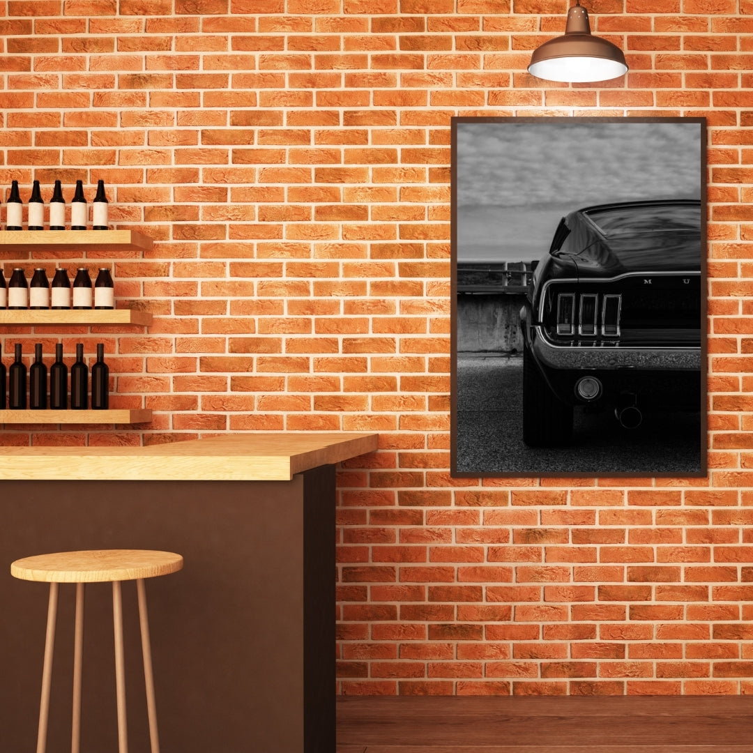 Vintage Ford Mustang Poster