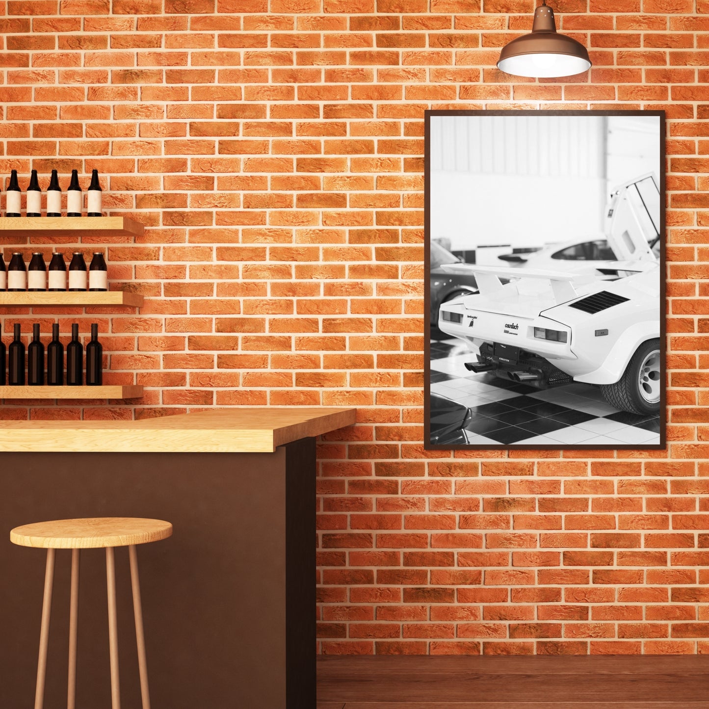 Lamborghini Countach Poster