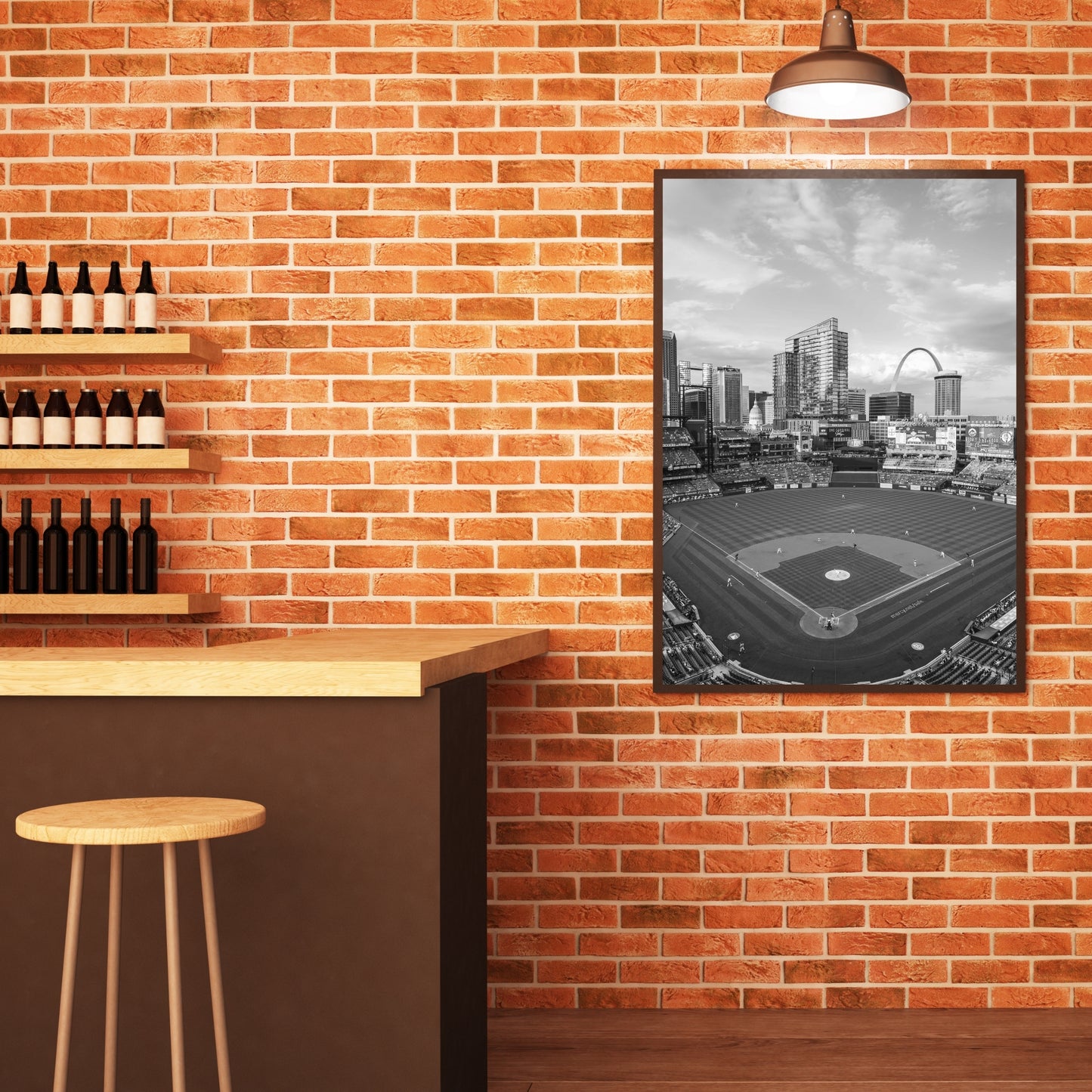 Busch Stadium Poster