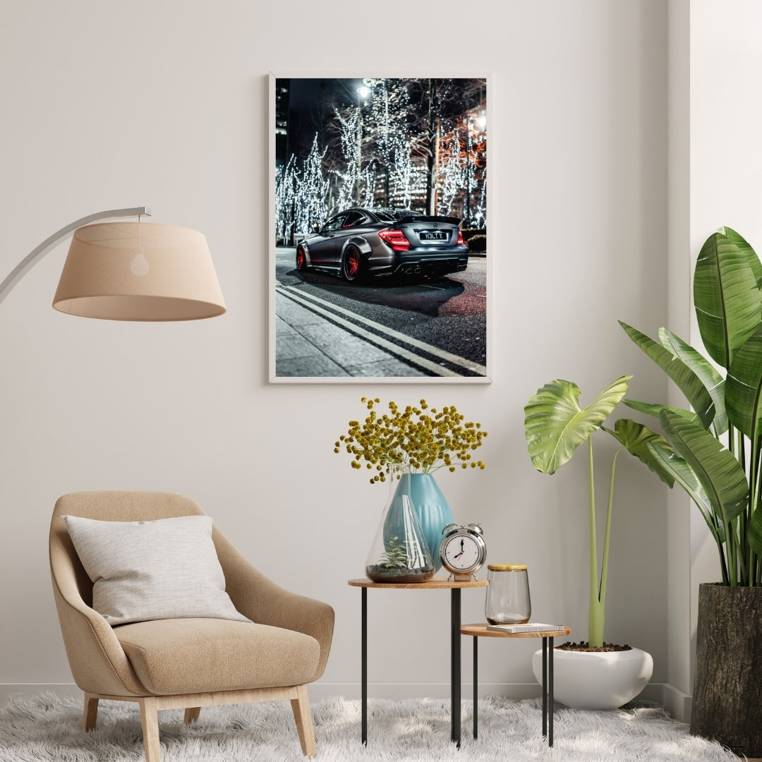 Mercedes C63 AMG Poster
