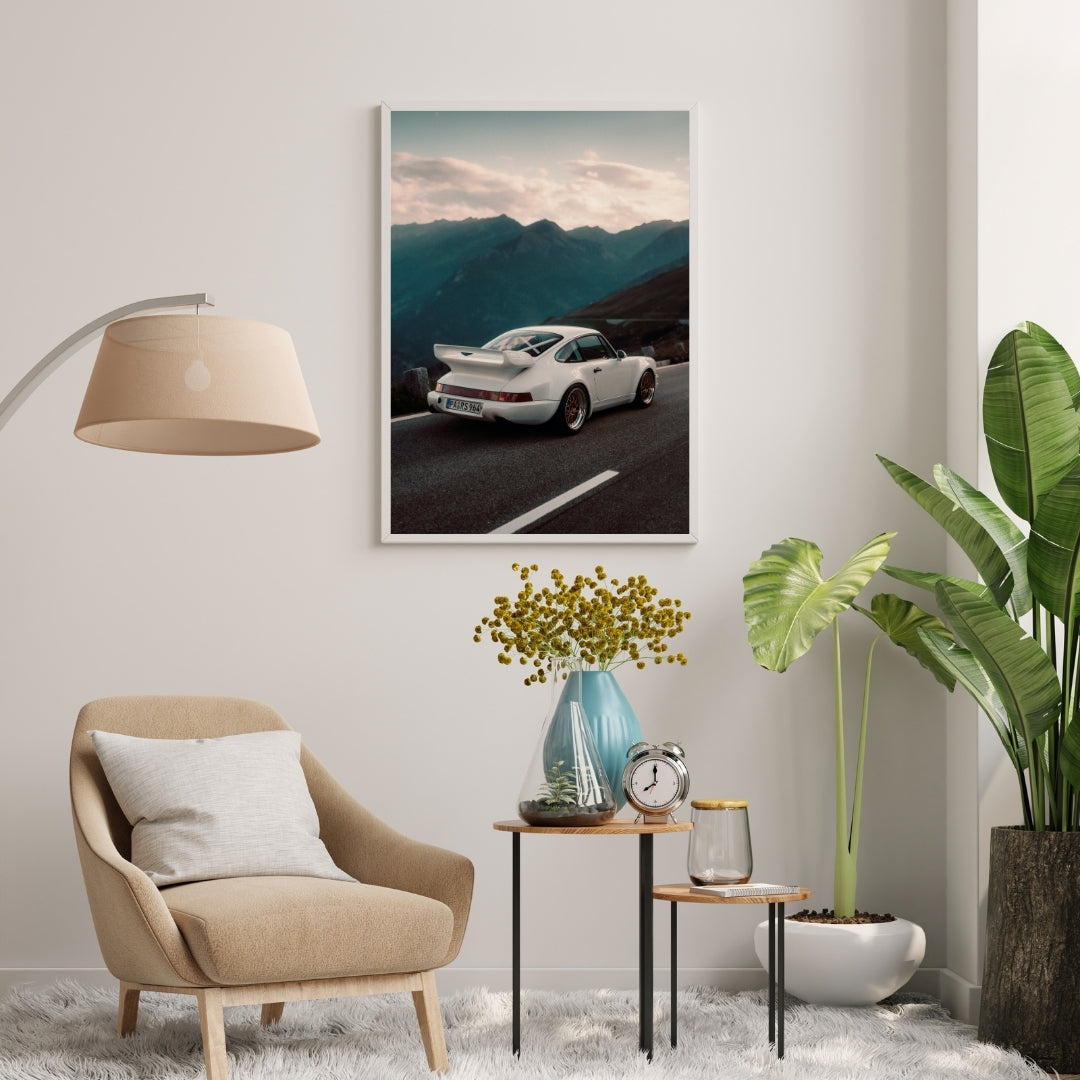 Vintage Porsche Poster