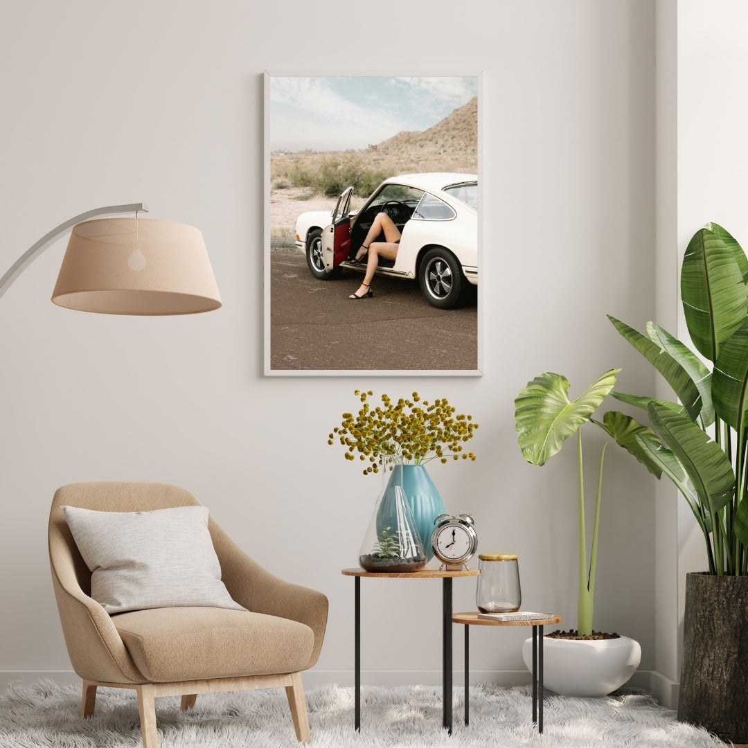 Vintage Porsche Poster