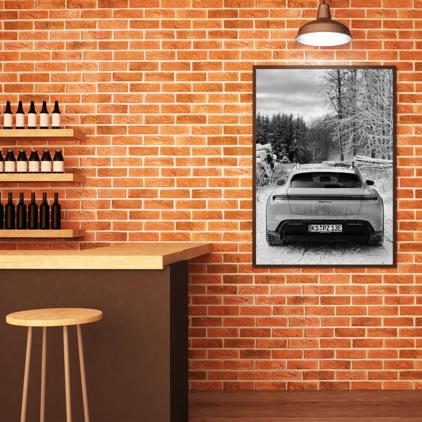Porsche Taycan Poster