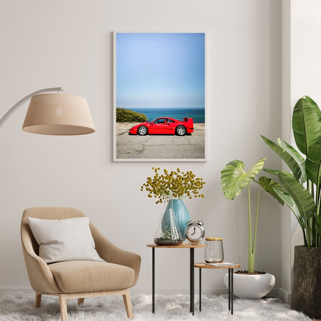 Ferrari F40 Poster