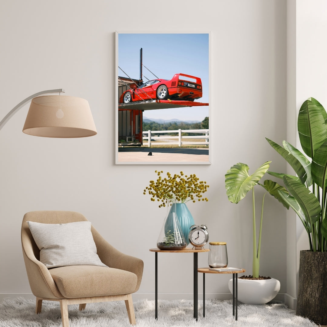 Ferrari F40 Poster