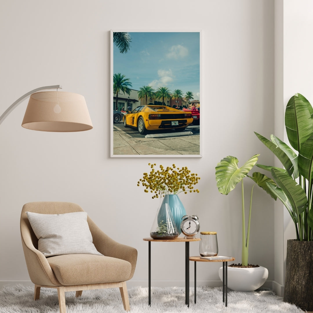 Ferrari Testarossa Poster