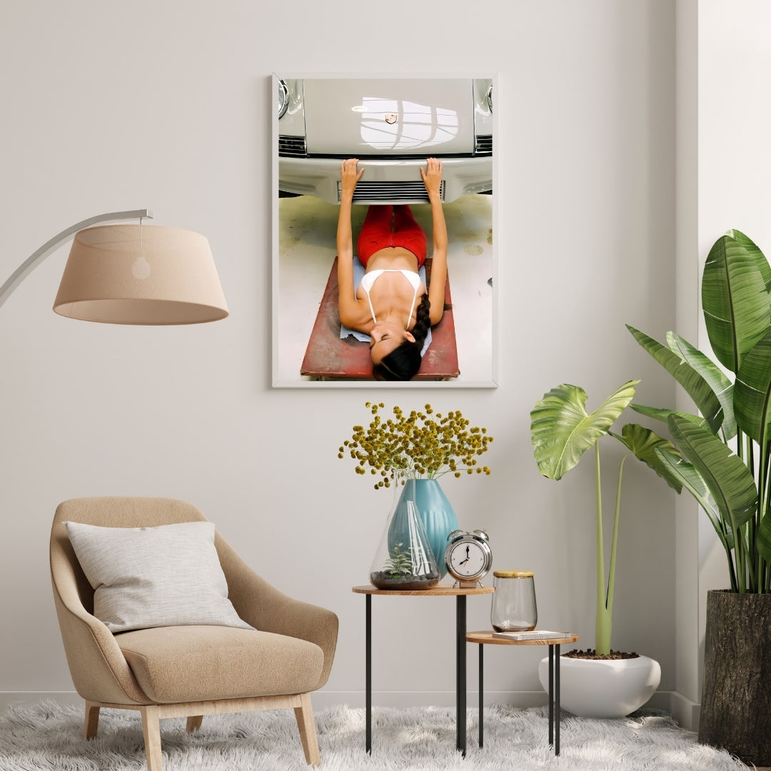 Vintage Porsche Poster