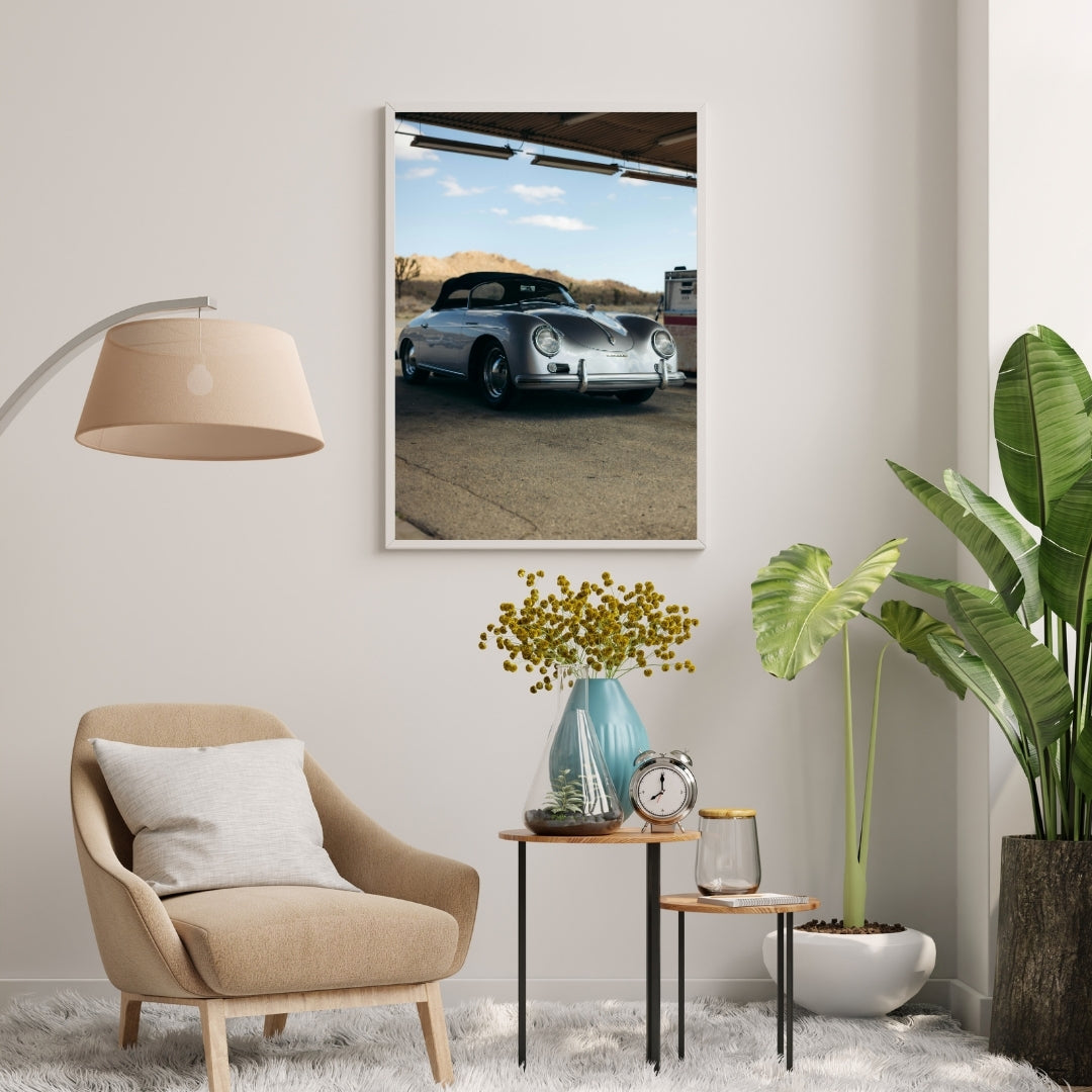 Vintage Porsche Poster