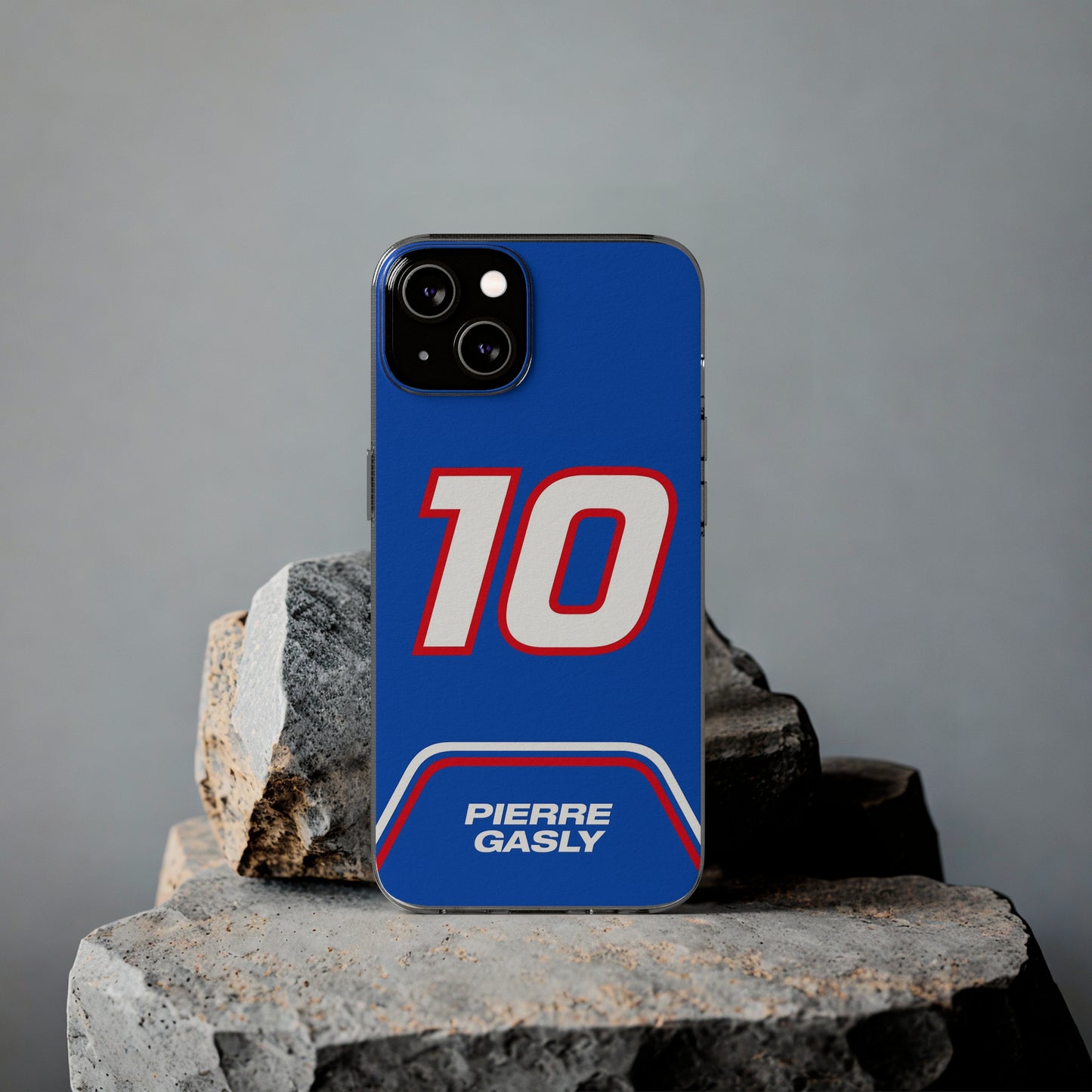 Alpine iPhone case "Pierre Gasly"