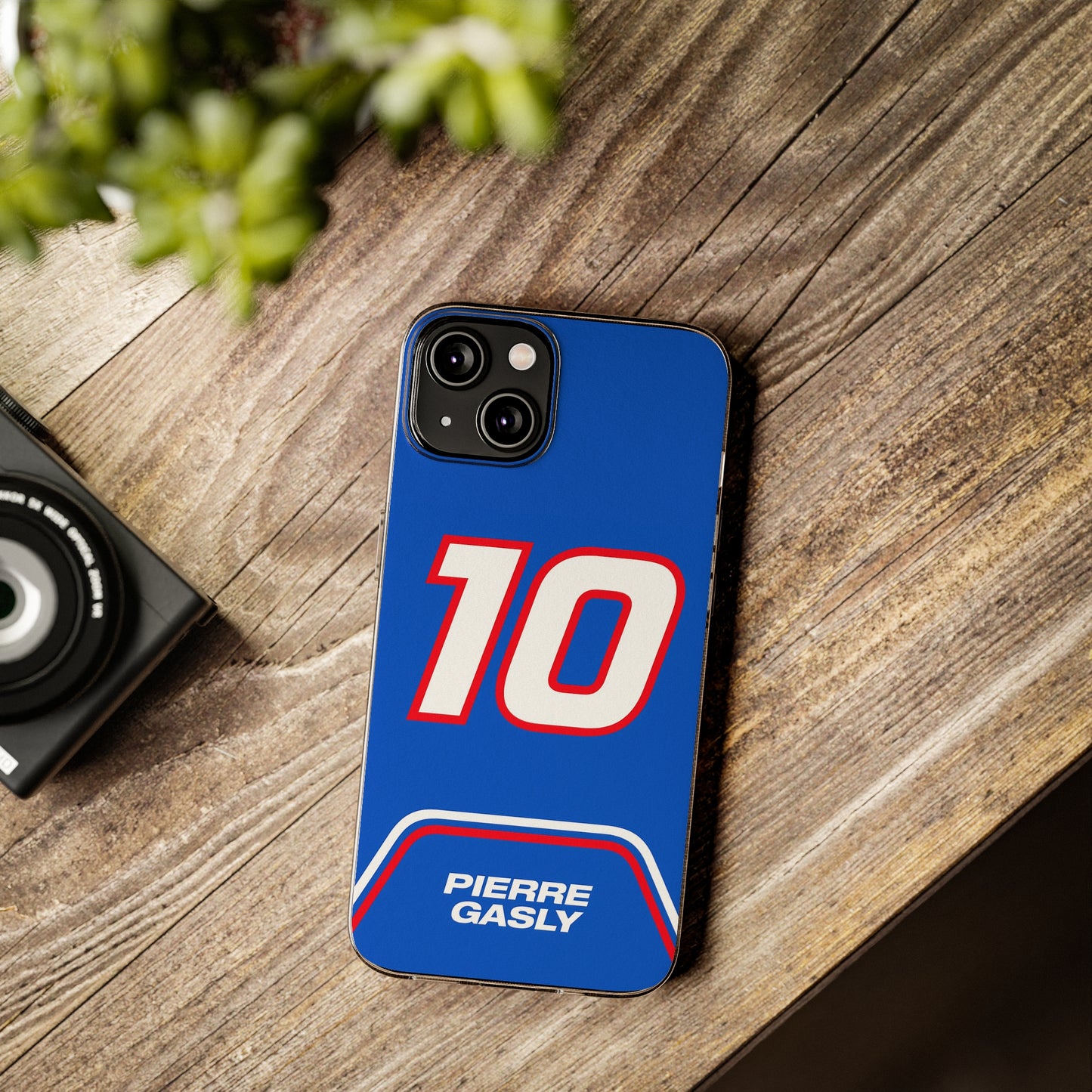 Alpine iPhone case "Pierre Gasly"