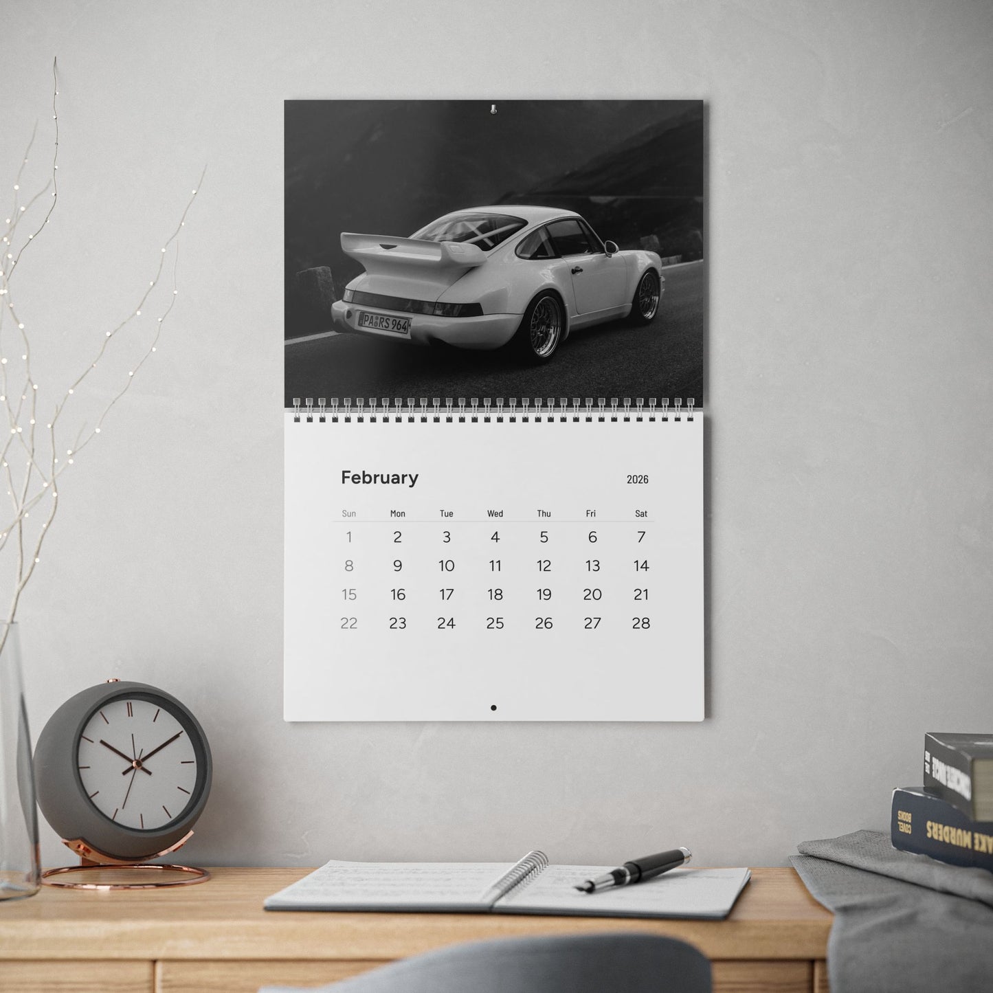 Vintage Porsche Calendar