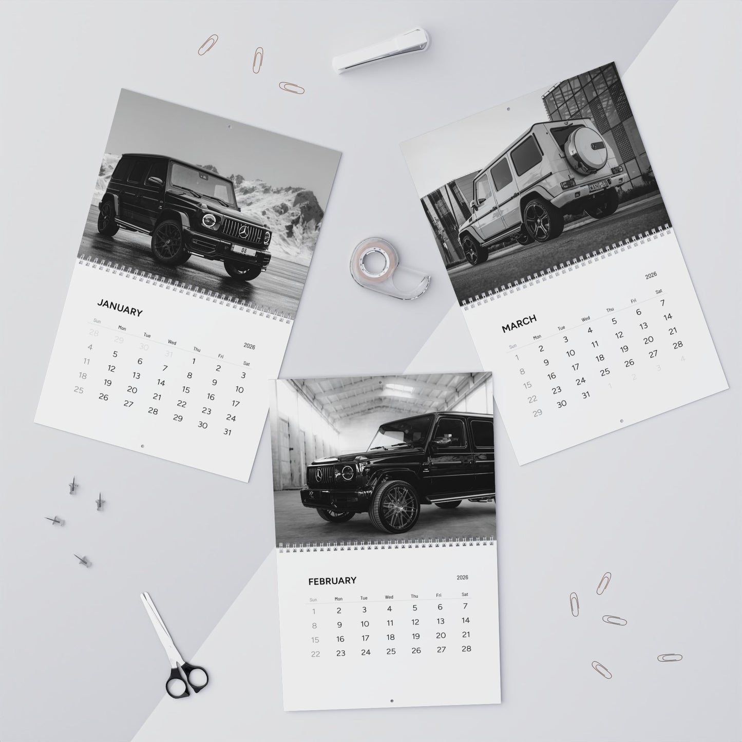 Mercedes G-Wagon Calendar