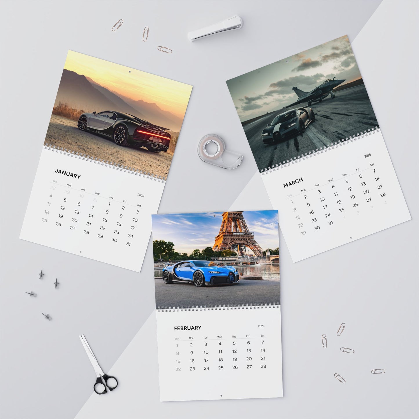 Bugatti Calendar