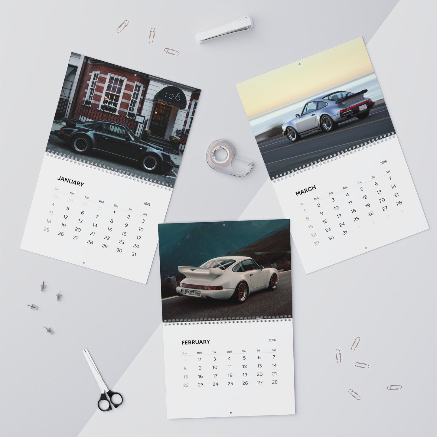 Vintage Porsche Calendar