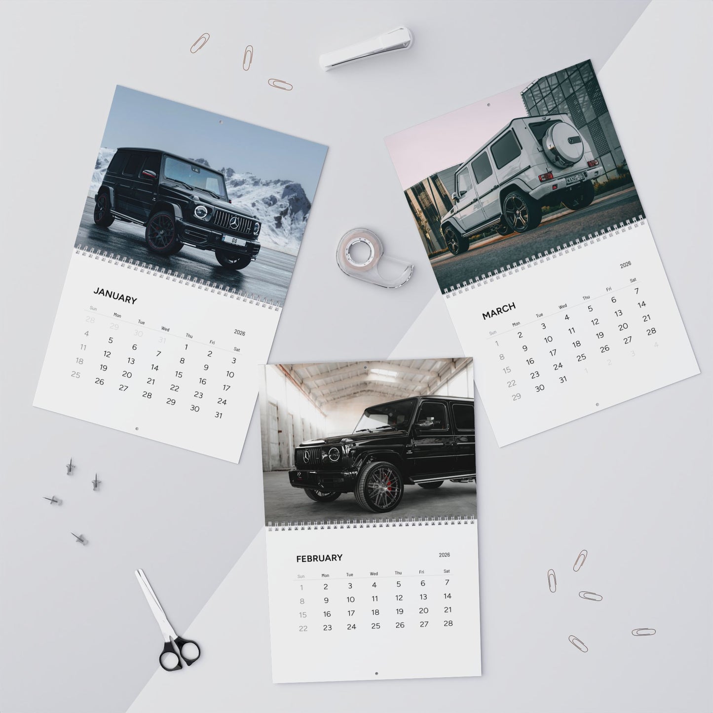 Mercedes G-Wagon Calendar