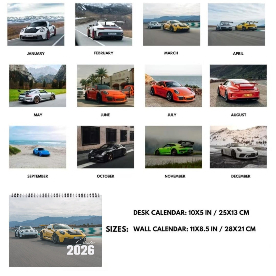 Porsche Calendar