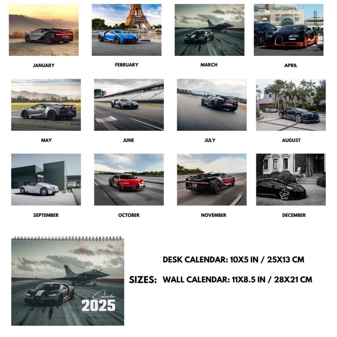Bugatti Calendar