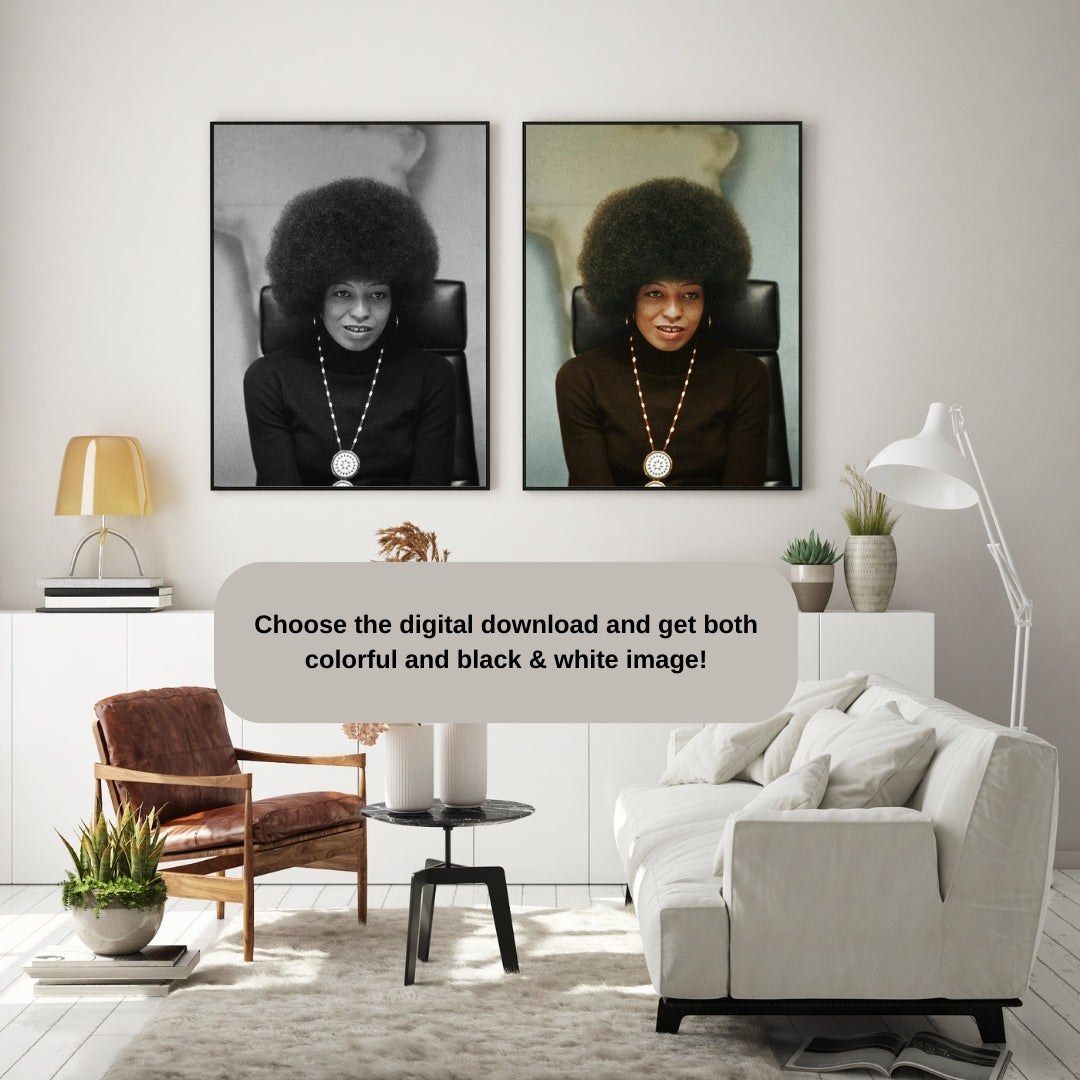 Angela Davis Poster