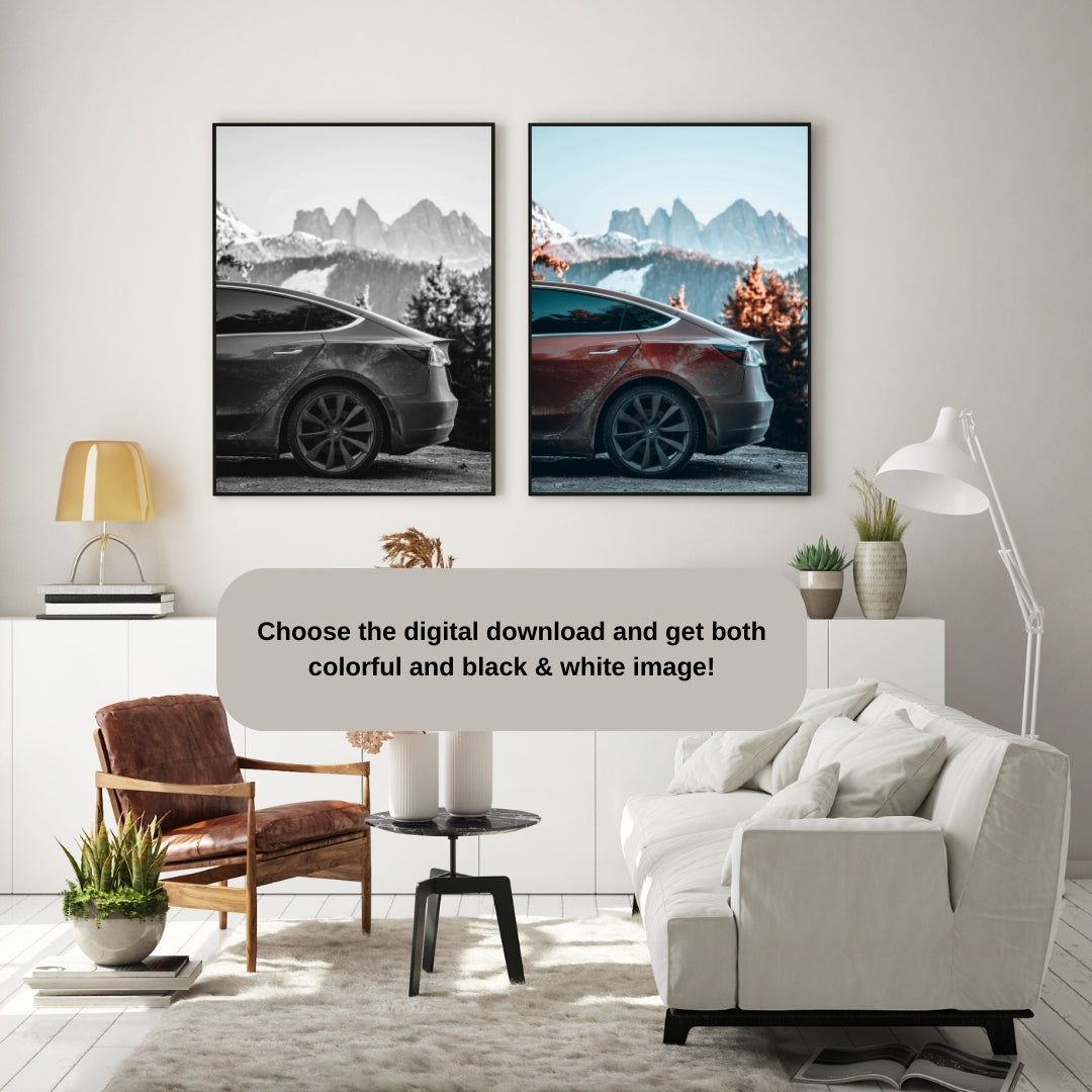 Tesla Model 3 Poster