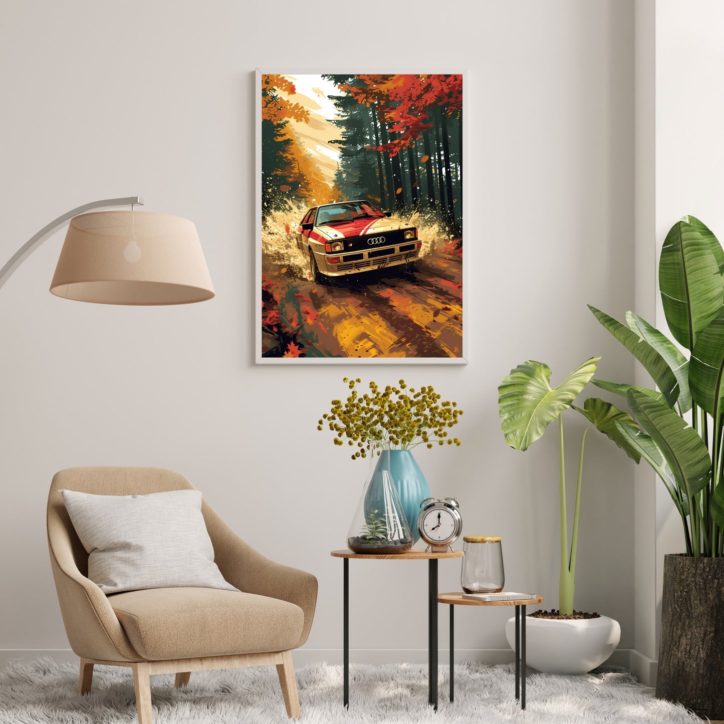 Audi Quattro AI Poster