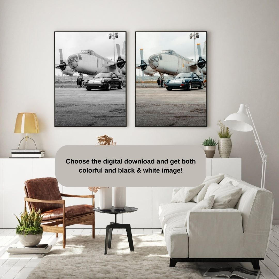 Vintage Porsche Poster