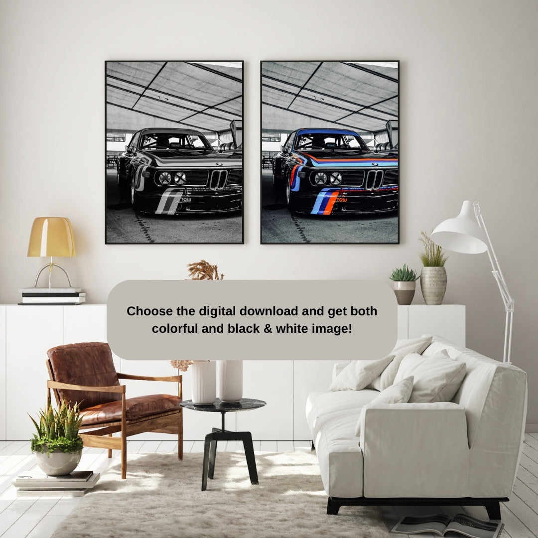 Vintage BMW M3 Poster