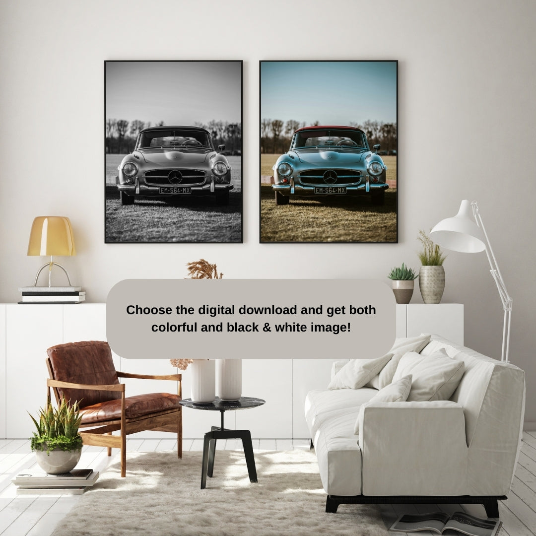 Mercedes 190 SL Poster