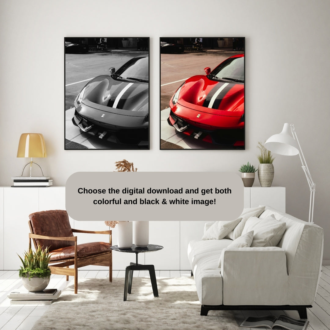 Ferrari 488 Pista Poster