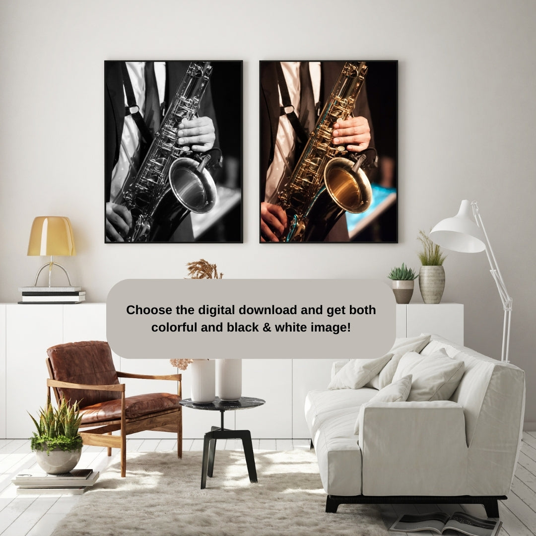 Saxophone Poster