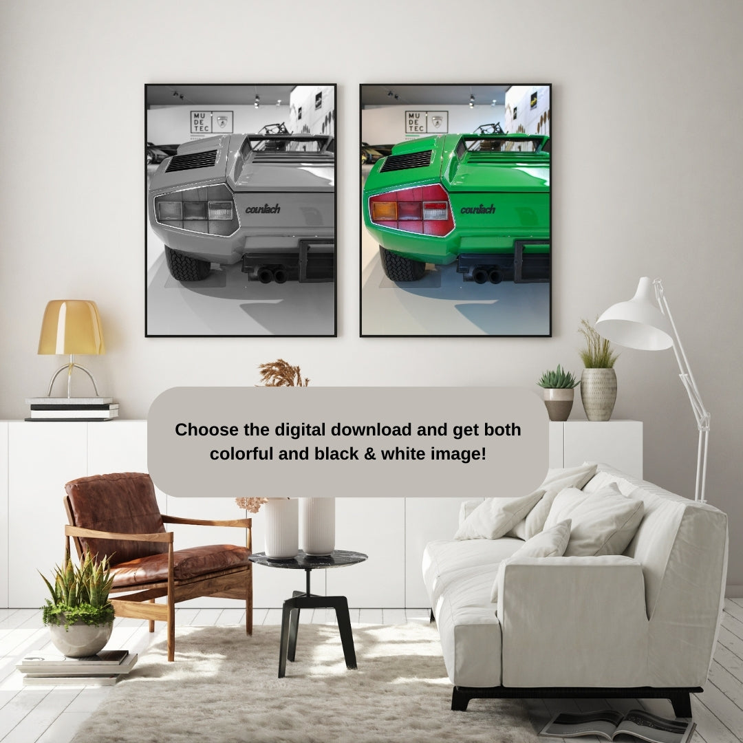 Lamborghini Countach Poster