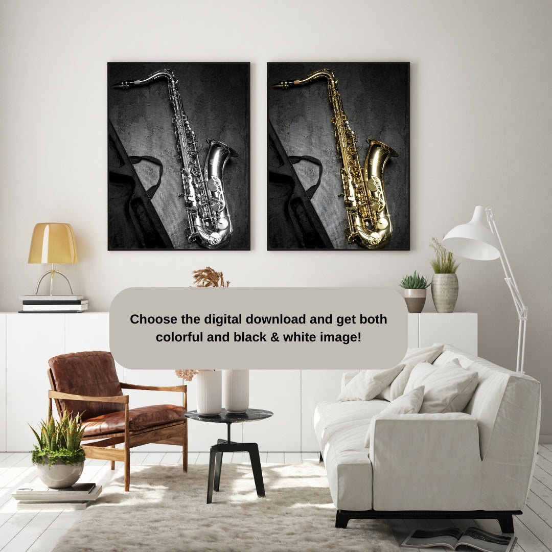 Saxophone Poster