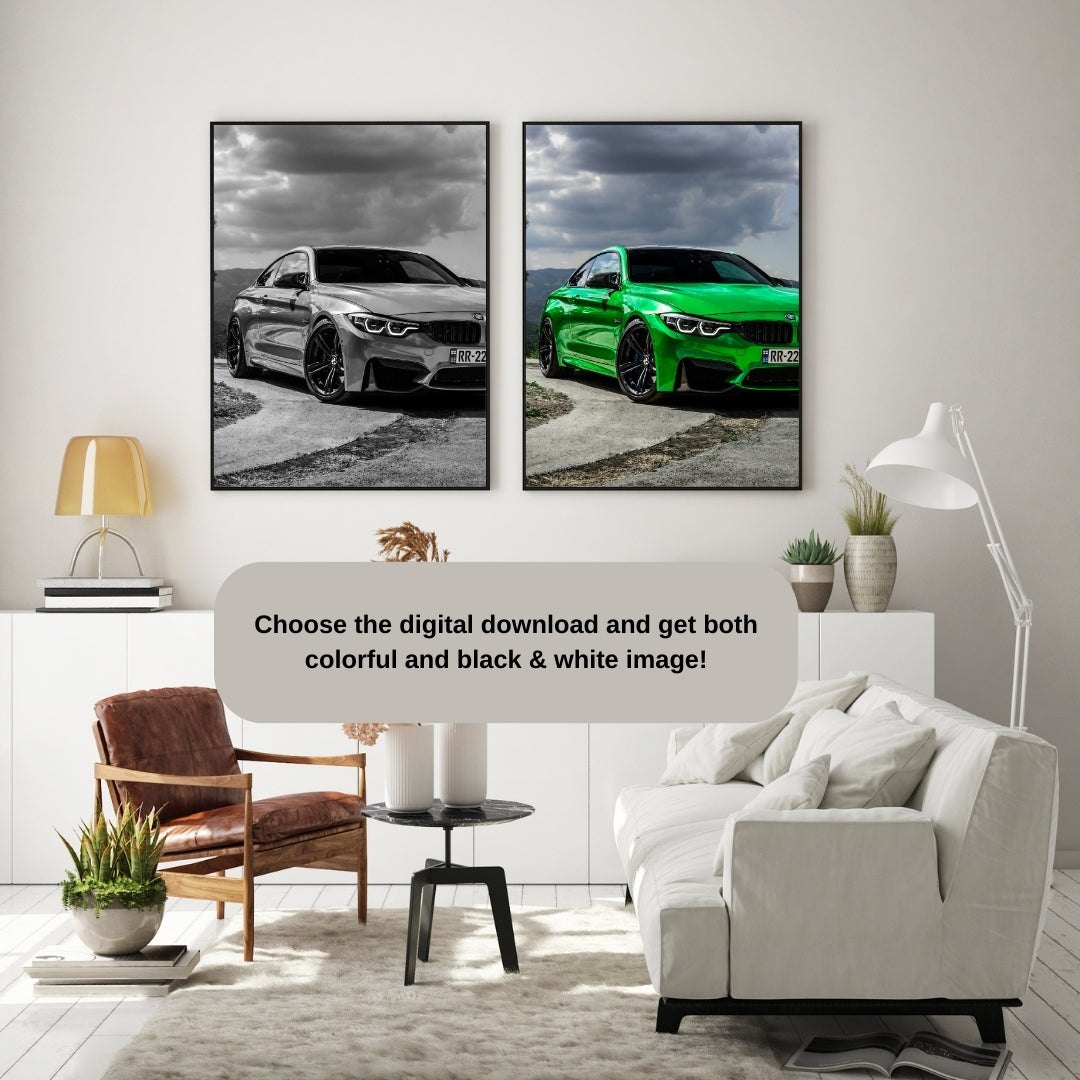 BMW M4 Poster