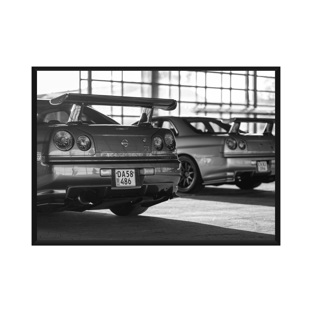 Vintage Nissan GTR Poster