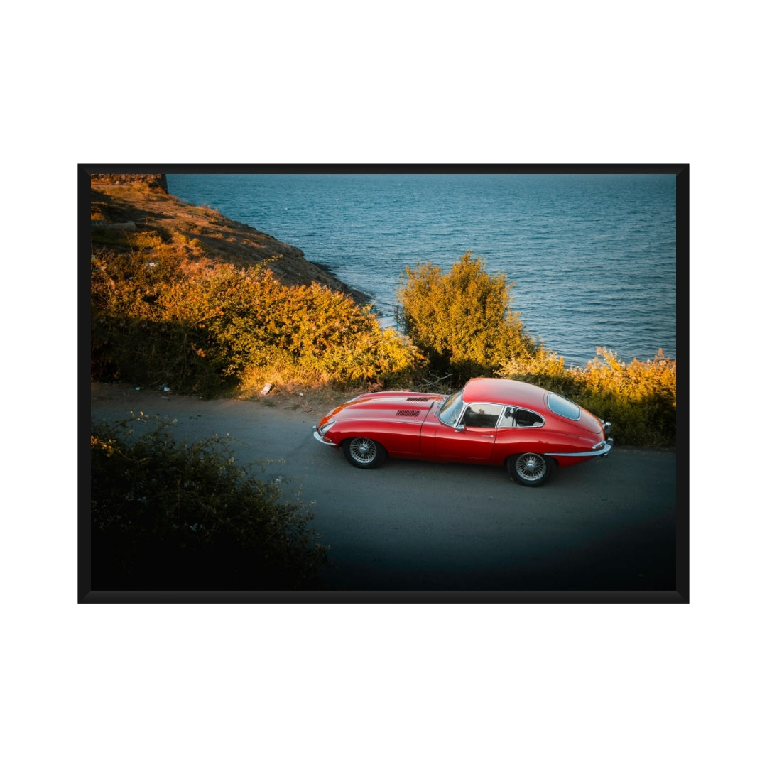 Jaguar E-Type Poster