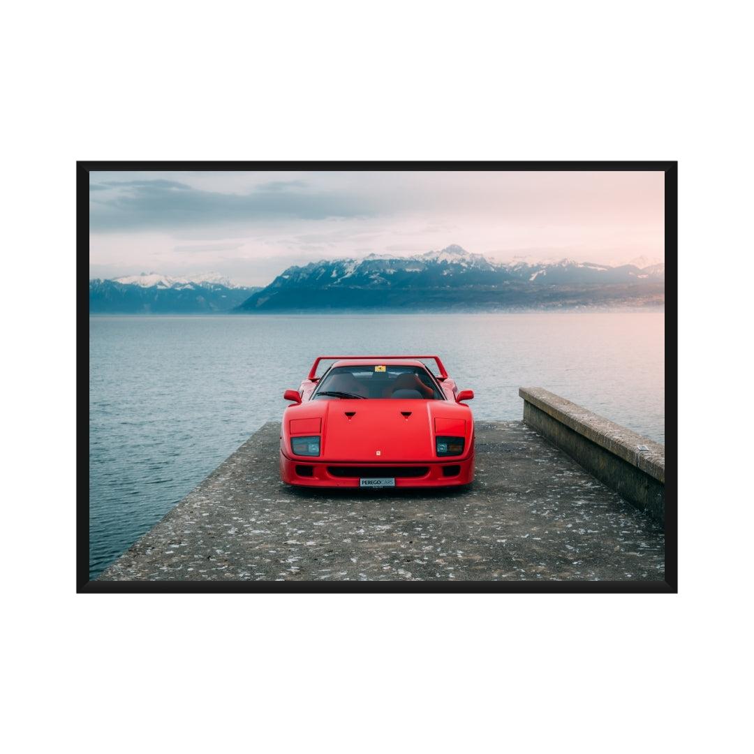 Ferrari F40 Poster