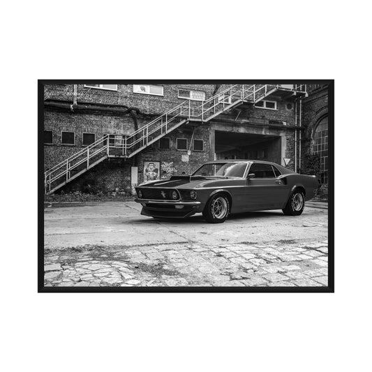 Vintage Ford Mustang Poster
