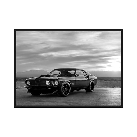 Vintage Ford Mustang Poster