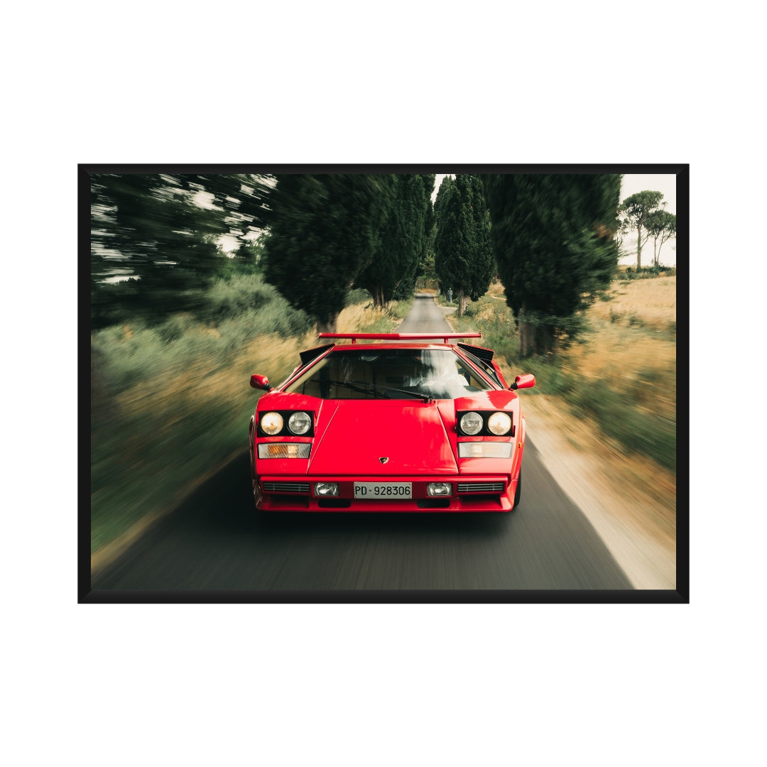 Lamborghini Countach Poster