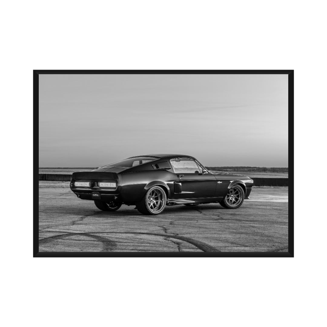 Vintage Ford Mustang Poster