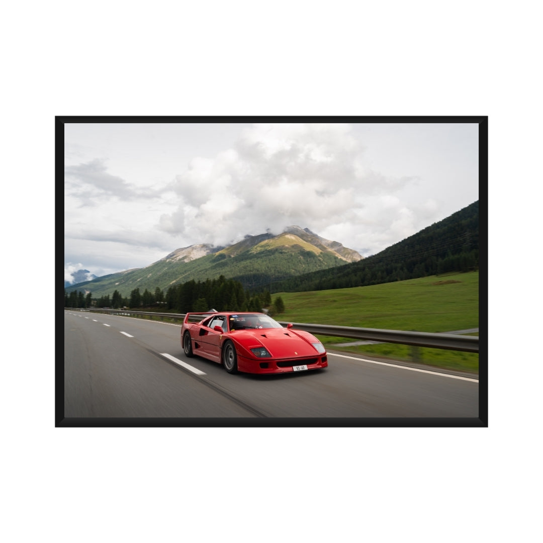 Ferrari F40 Poster