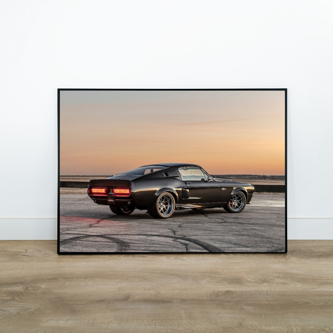 Vintage Ford Mustang Poster