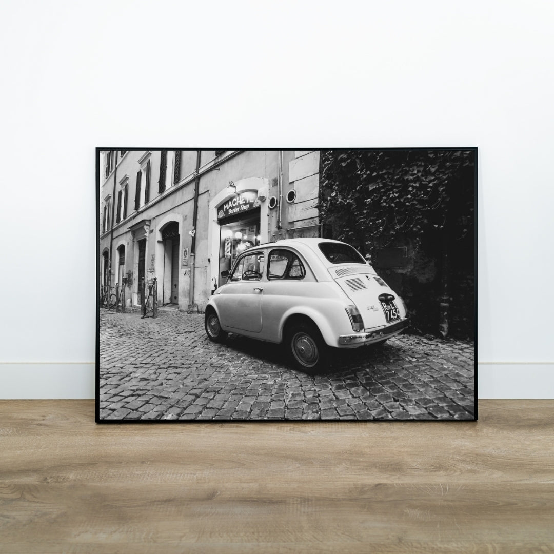 Vintage Fiat 500 Poster