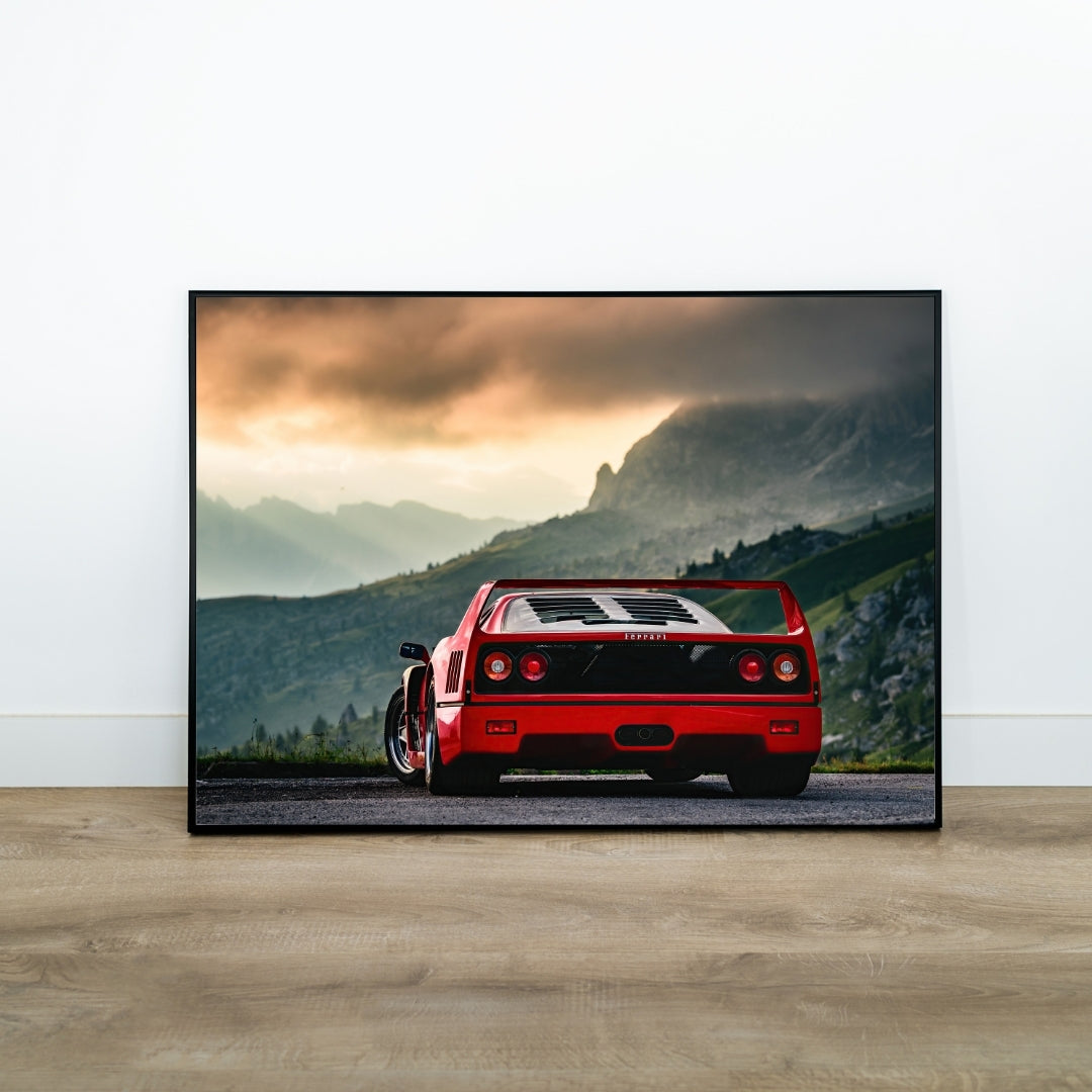 Ferrari F40 Poster