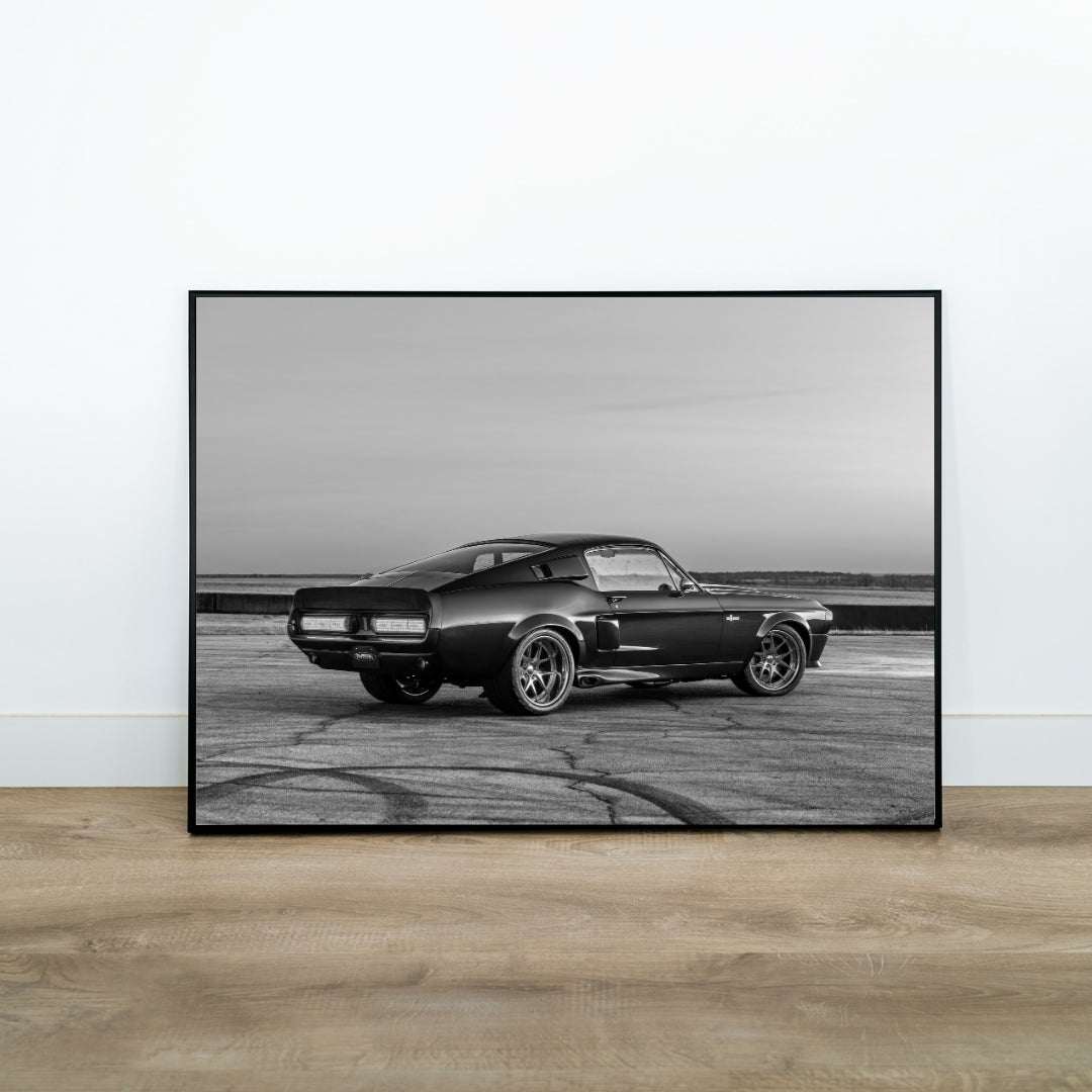 Vintage Ford Mustang Poster