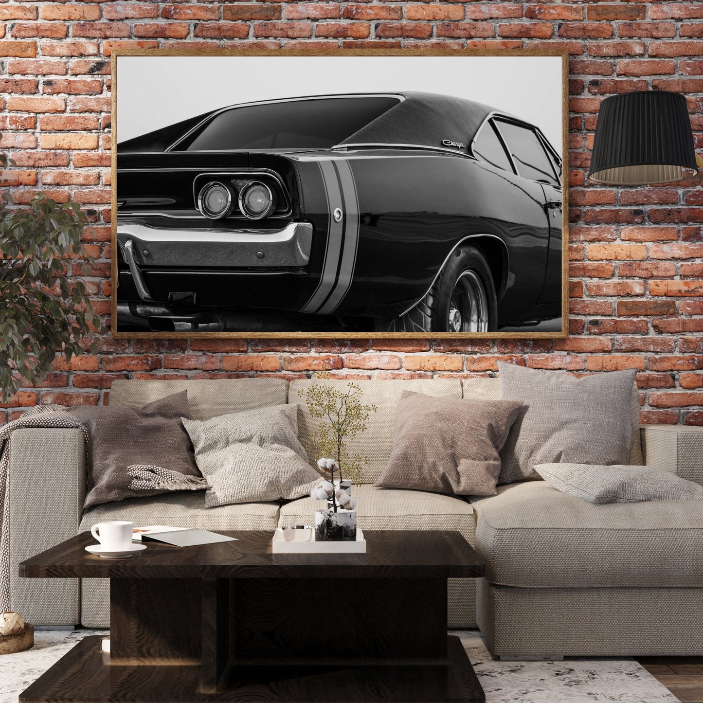 Vintage Dodge Charger Poster