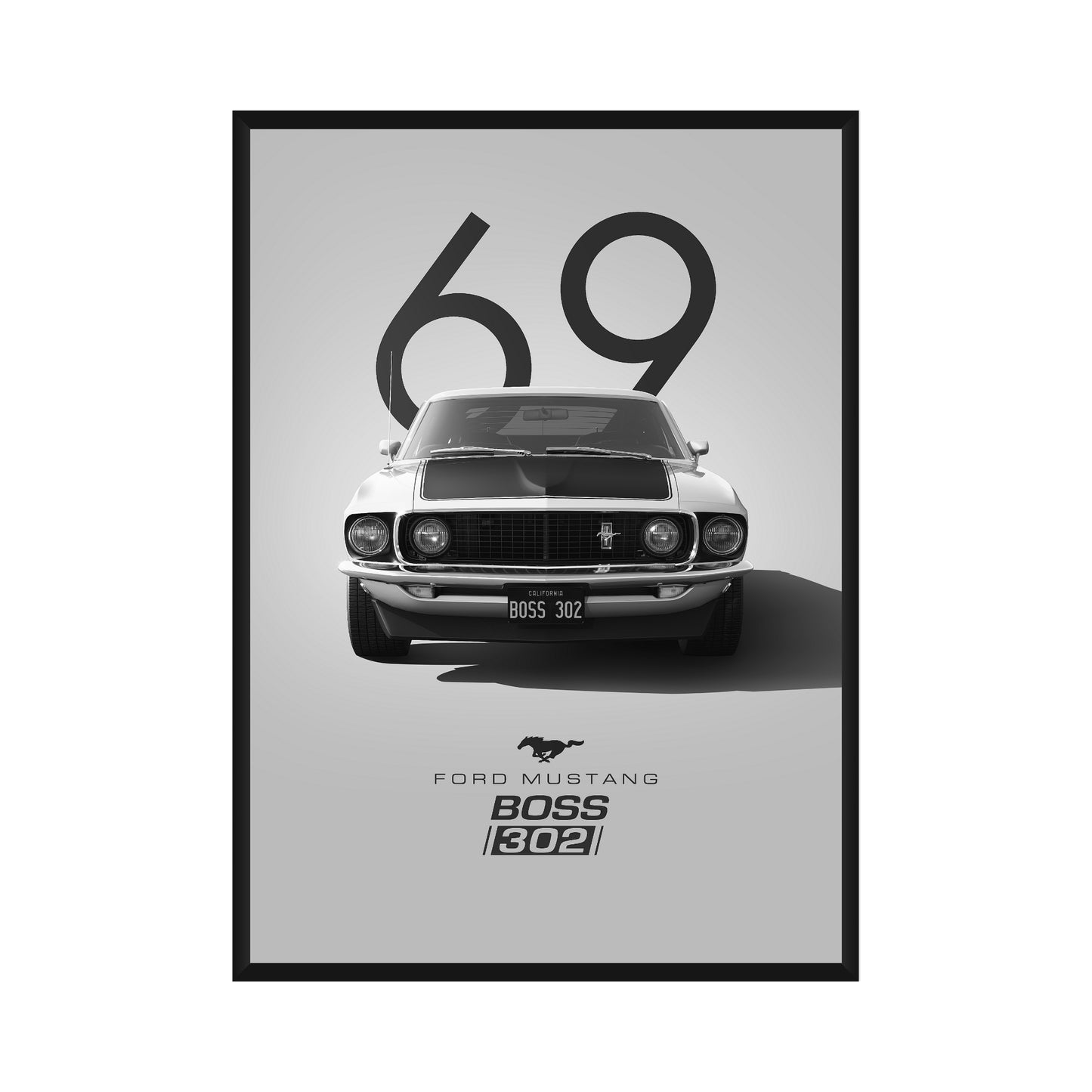 Vintage Ford Mustang Poster