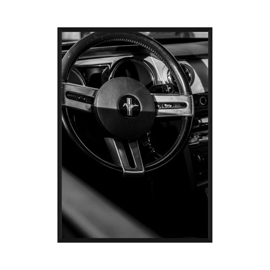 Vintage Ford Mustang Poster