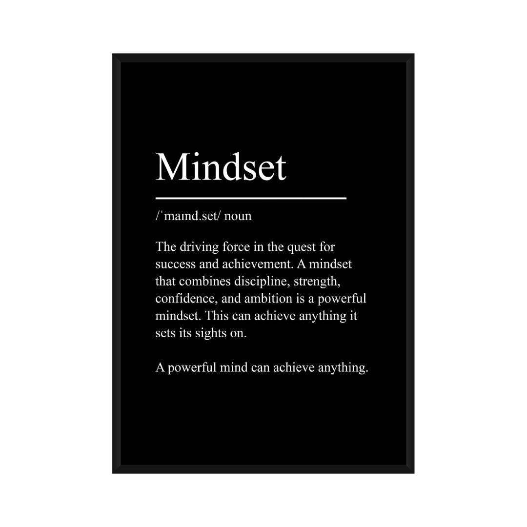 Motivational Poster "Mindset"