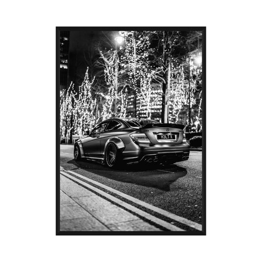Mercedes C63 AMG Poster