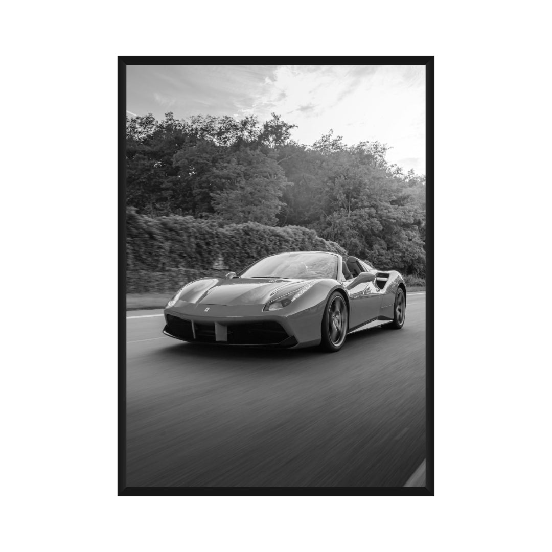 Ferrari 488 Spider Poster